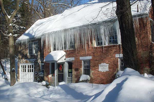 Hour Glass Museum in Winter